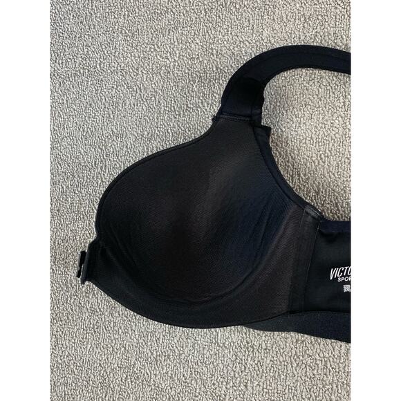 Victoria Sport Incredible Knockout Ultra Max Bra Black Racerback Underwire 32DD - Picture 9 of 10
